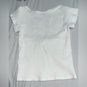 Aerie Ribbed Open Back T-Shirt